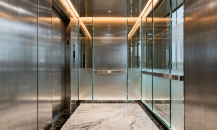 Residential elevator premium cab interior